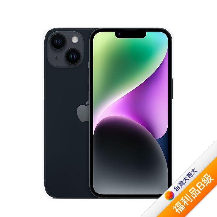 APPLE iPhone 14 128G(午夜)(5G)(展示機)【拆封福利品B級】
