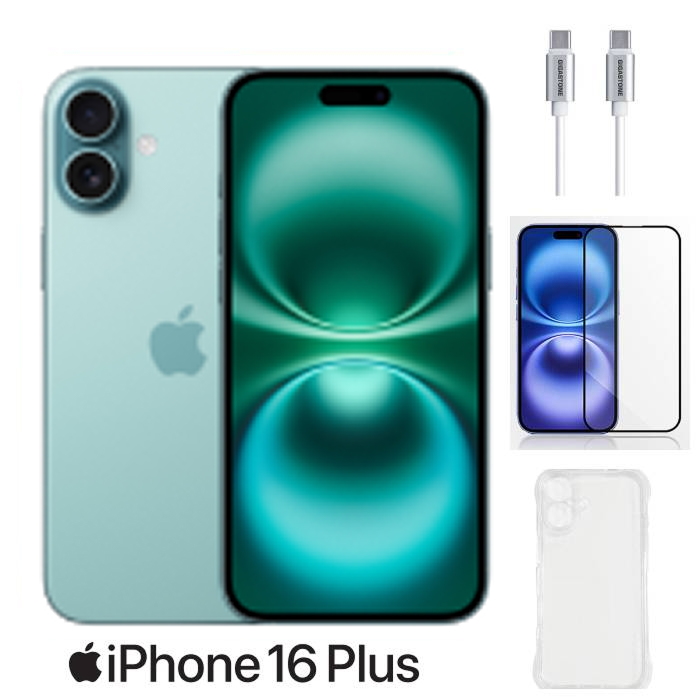 APPLE iPhone 16 Plus 256G (湖水綠)(5G)【超值配件組】