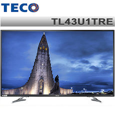 TECO東元 43吋 真4K Smart液晶顯示器+視訊盒TL43U1TRE*送韓國舒適毯
