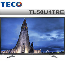 TECO東元 50吋 真4K Smart液晶顯示器+視訊盒TL50U1TRE*送尚朋堂14吋立扇+Ducle韓國舒適毯