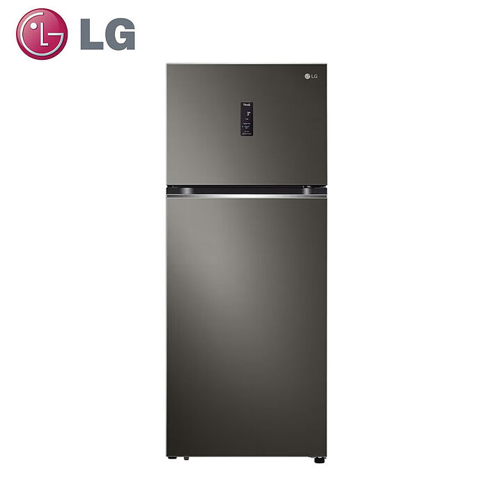 【智慧廚衛】LG樂金395公升智慧變頻雙門冰箱GN-HL392BSN(特賣)