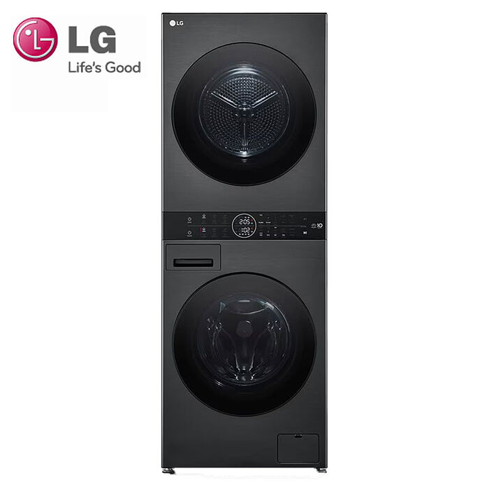 LG WashTower洗衣13公斤+乾衣10公斤AI智控洗乾衣機WD-S1310B(特賣)【智慧聯網】