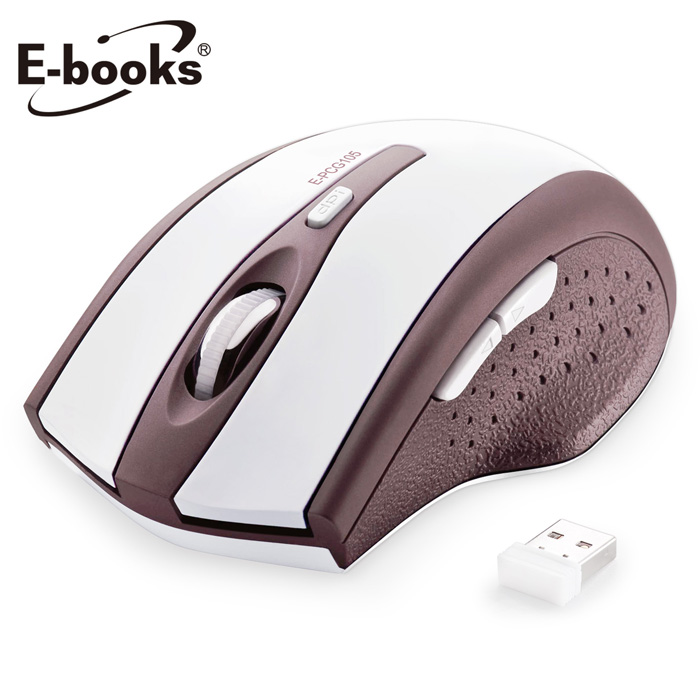 【限時免運】E-books M20 六鍵式省電無線滑鼠(活動)