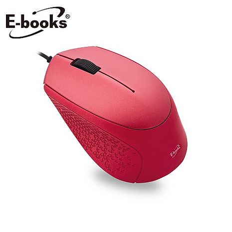 E-books M48 魅惑紅超靜音有線滑鼠(618帶路雞)