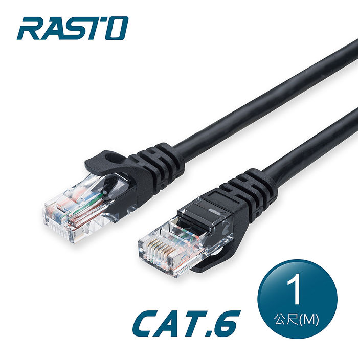 【限時免運】RASTO REC3 超高速 Cat6 傳輸網路線-1M