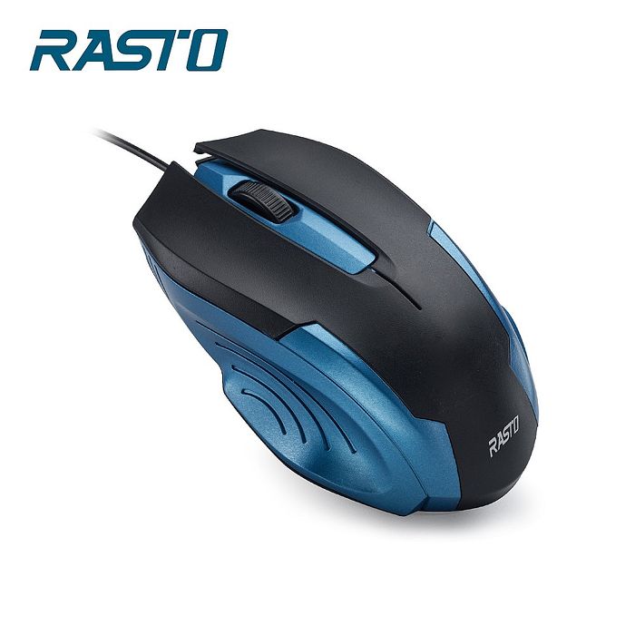 RASTO RM22 蒼穹藍電競有線滑鼠(活動)
