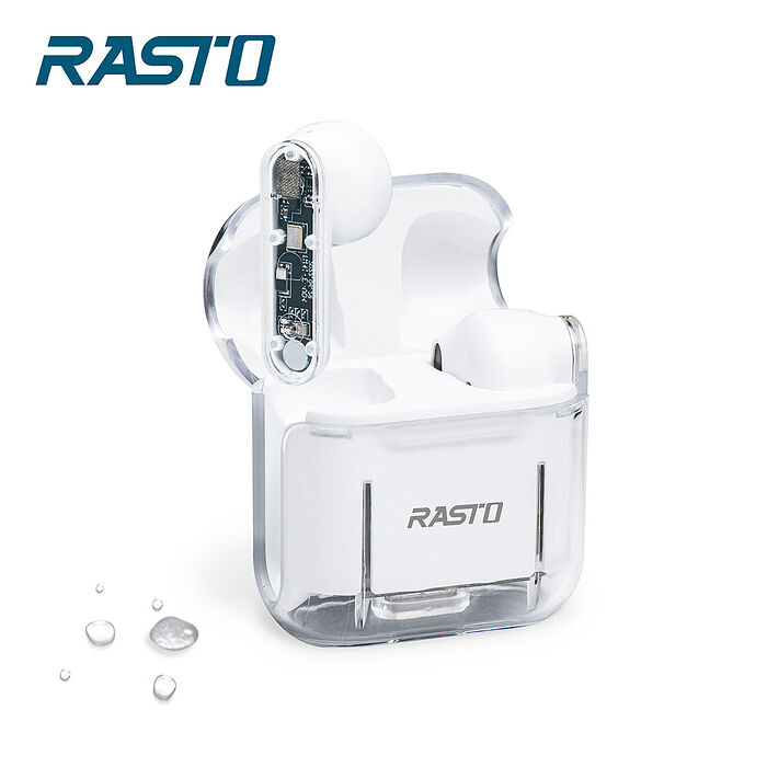 RASTO RS52 透視款TWS真無線藍牙5.3耳機(活動)