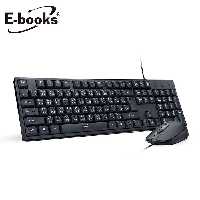 E-books Z12 有線鍵盤滑鼠組
