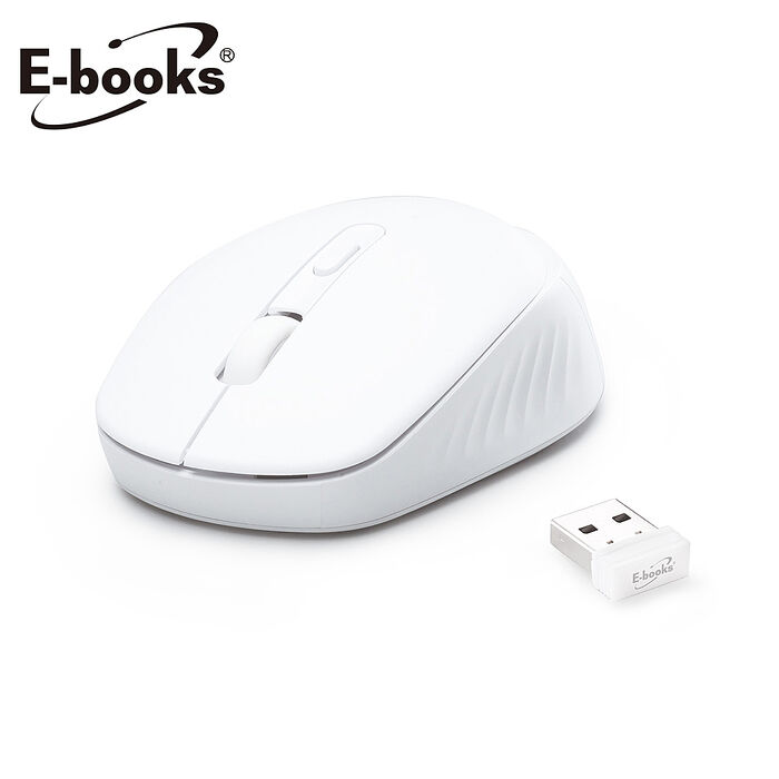 E-books M80 完美手感型四鍵式靜音無線滑鼠