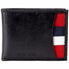 Tommy Hilfiger 2014男貝克斯雙折黑色皮夾★預購