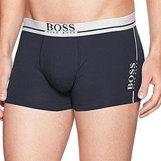 【HUGO BOSS】2017男時尚彈力Logo24深藍色平角內著★預購L