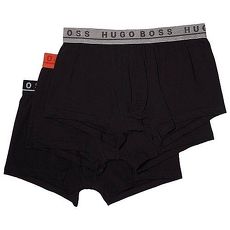 【HUGO BOSS】2017男時尚對比色腰帶黑色四角內著3件組★預購M