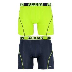 【Adidas】2018男時尚Climacool寶藍綠色四角修飾內著混搭2件組★預購