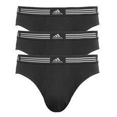 【Adidas】2018男時尚黑色三角內著3件組★預購