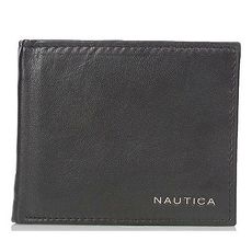 NAUTICA 2018男時尚航標黑色皮夾★預購