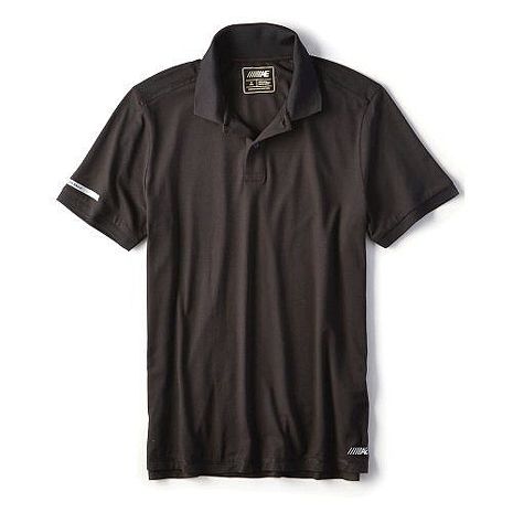 【American Eagle 】2018男時尚BOLT彈力黑色短袖POLO★預購M