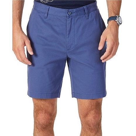 NAUTICA 2018男時尚簡緻甲板靛藍色休閒短褲★預購