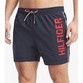 【Tommy Hilfiger】2018男經典大標誌Logo深藍色海灘泳褲★預購