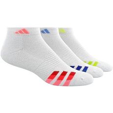 【Adidas】2018女時尚Cushion低切白色短襪混搭3入組★預購