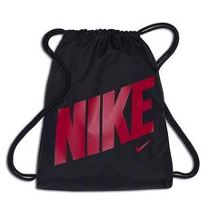 【Nike】2018學童時尚大Logo桃紅黑色束口後背包★預購