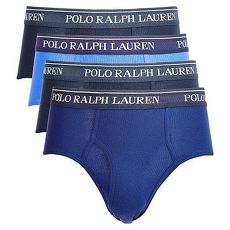 Ralph Lauren 2018男時尚馬球藍色系列三角內著混搭4件組(預購)
