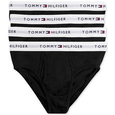 【Tommy Hilfiger】2018男時尚經典黑色三角內著4件組★預購