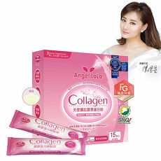 【Angel LaLa天使娜拉】陳德容代言膠原蛋白粉 牛奶風味 PO.OG PLUS(15包/盒)