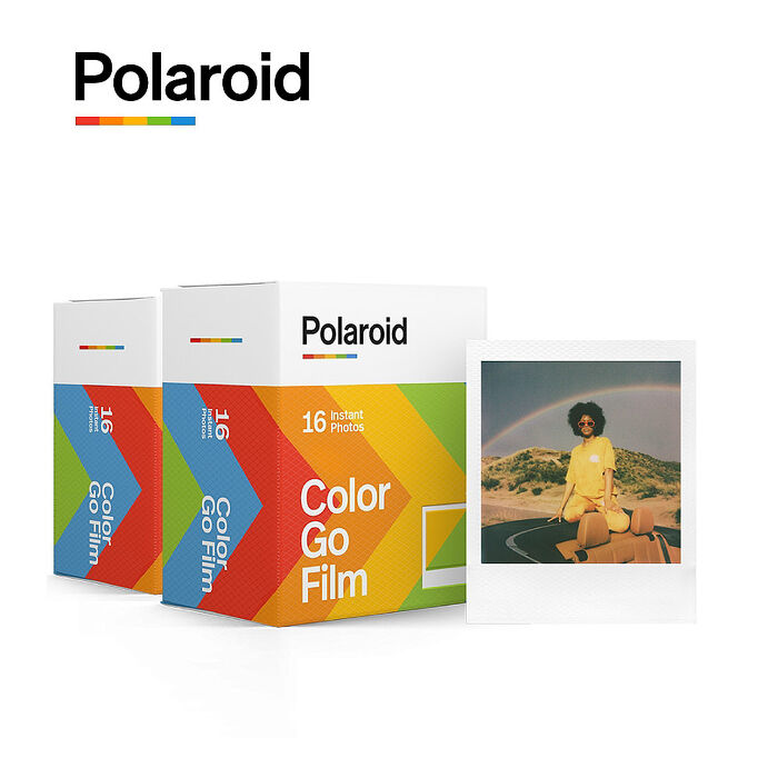 Polaroid Go 彩色白框雙包裝相紙-雙入裝(DGF1) 2入