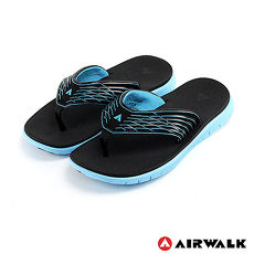AIRWALK(男) - 發光體 性能強調彈力舒適夏日人字拖鞋 - 發光藍