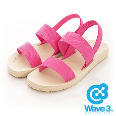 WAVE 3 (女) - 二線道 無重量感潛水羅馬涼鞋 - 杏底粉