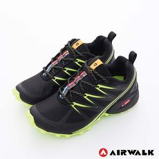 AIRWALK(女) - 雷電之光 撞色越野戶外運動鞋 - 綠閃黑