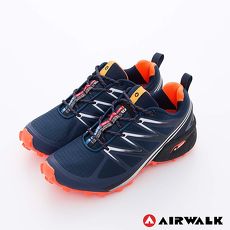 AIRWALK(女) - 雷電之光 撞色越野戶外運動鞋 - 桔閃藍