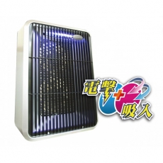 【KINYO】吸入式+電網 二合一強效捕蚊燈(KL-122)