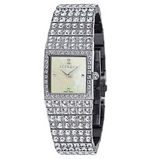 ICEBER GSWAROVSKI CZ鑽 珍珠貝面板鑽錶509-32白