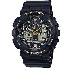 G-SHOCK街頭時尚金色點綴主題休閒錶GA-100GBX-1A951mm