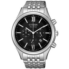 【CITIZEN 星辰】簡約奢華光動能男腕錶-銀CA4410-84E