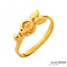 J’code真愛密碼 金玉戒黃金戒指(預購)