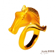 J’code真愛密碼 萬馬奔騰黃金戒指(預購)