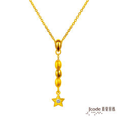 J’code真愛密碼 許願星泡泡黃金項鍊