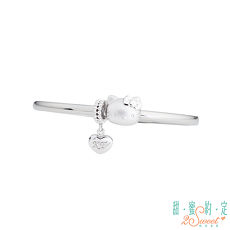 甜蜜約定 HelloKitty 閨蜜kitty純銀/白鋼串珠手環