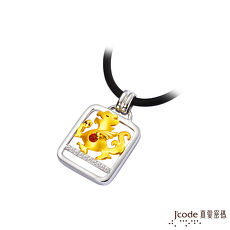 【預購】J’code真愛密碼 乾坤貔貅黃金/純銀/水晶男墜子 送項鍊