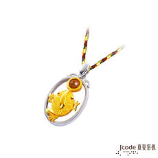 【預購】J’code真愛密碼 咬錢金蟾黃金/純銀/水晶女墜子 送項鍊