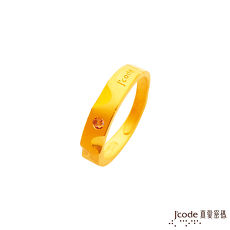 【預購】J’code真愛密碼 遼闊黃金/水晶女戒指