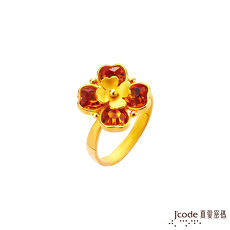 【預購】J’code真愛密碼 幸運祝福黃金/水晶戒指