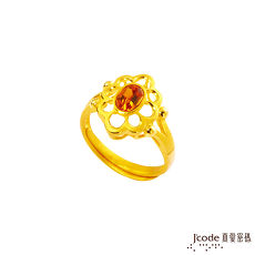 【預購】J’code真愛密碼 金玉富貴黃金/水晶戒指