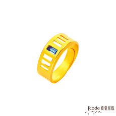 【預購】J’code真愛密碼 璀璨黃金/水晶男戒指