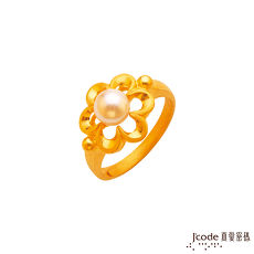 【預購】J’code真愛密碼 粉彩芙蓉黃金/珍珠戒指