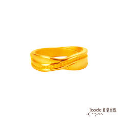 【預購】J’code真愛密碼 細水長流黃金男戒指