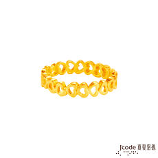 【預購】J’code真愛密碼 心愛心黃金戒指