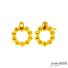 【預購】J’code真愛密碼 點點黃金耳環